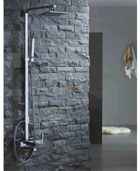 Душ система със смесител, пита, слушалка и шлаух 6268, Inter Ceramic