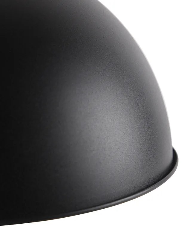 Ретро настолна лампа черна със злато - Magnax