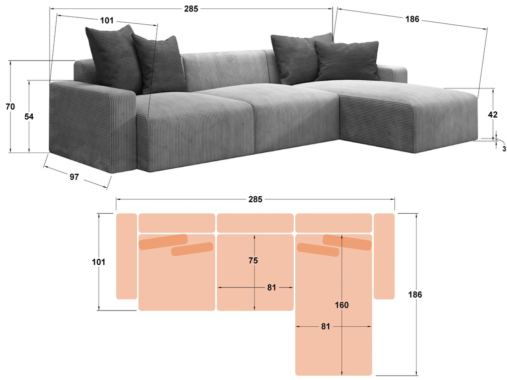 Модулен диван Бредо Смарт