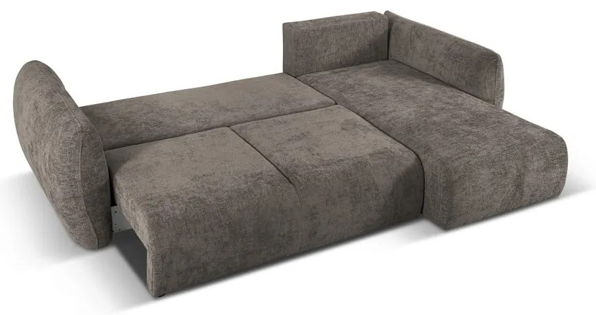 Сив ъглов диван (десен ъгъл) Matera - Cosmopolitan Design