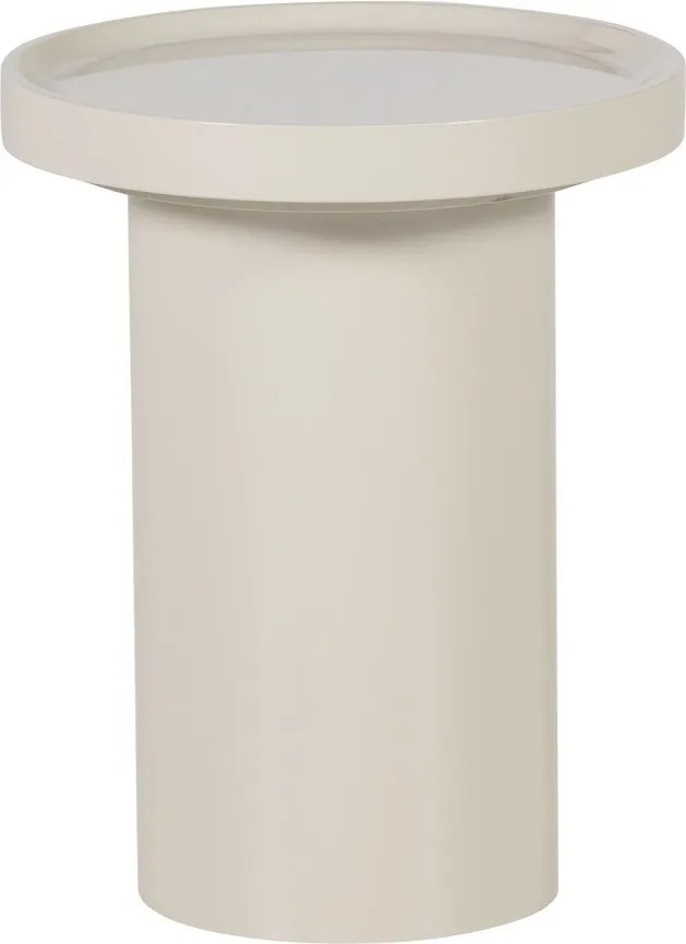 Гланцова кръгла странична масичка ø 40 cm Veluna – WOOOD