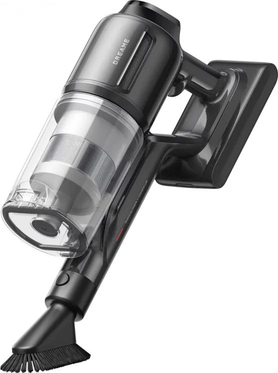 Вертикална прахосмукачка Dreame R20 Ultra AquaCycle VRV57F-AC, 200AW, 5 степени, 0.35/0.4/0.6 л, 90 мин, HEPA, LCD дисплей, Безчетков мотор, Черен