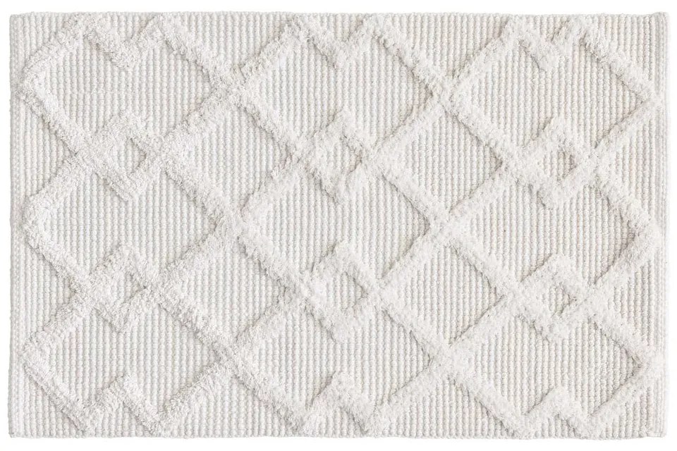 Кремав килим за баня 50x80 cm Otis – douceur d'intérieur