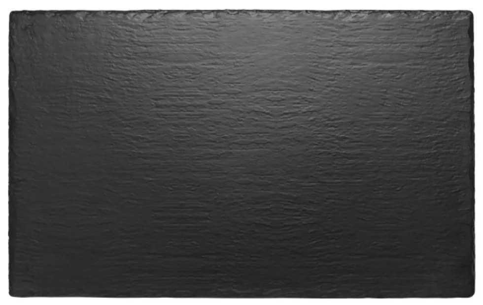 Kulsan - Меламиново плато правоъгълно 53x32.5xh1см BLACK SLATE EFFECT GN1/1-(47011.BL)