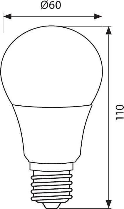 LED крушка VIVALUX LARGO LED, 10W, E27, 3000К