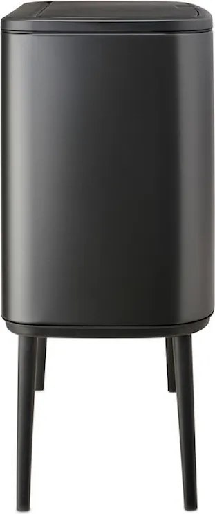 Кош за боклук Brabantia Bo Touch 1008854, 36 л, Плавно и безшумно отваряне, Голям отвор, Тъмносив