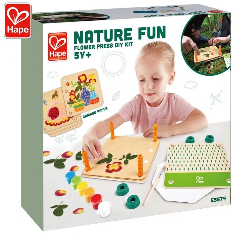 Hape - Комплект за рисуване на сухи цветя H5574