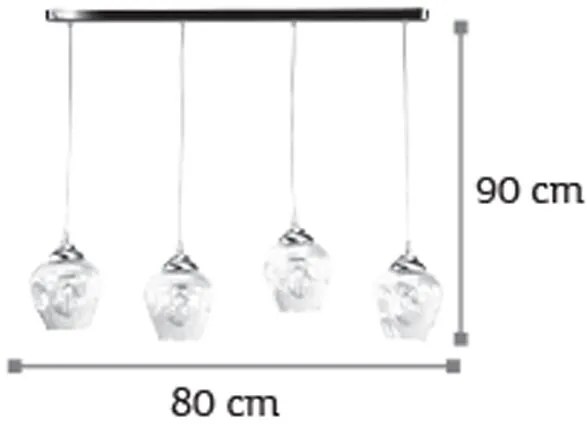 Релса на покрива InLight 4474-4 Полилей-Nikel