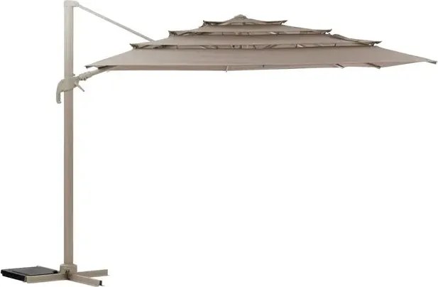 Градински чадър със странична стойка Hesperide Melhia Multi, Накланящ се - Лен