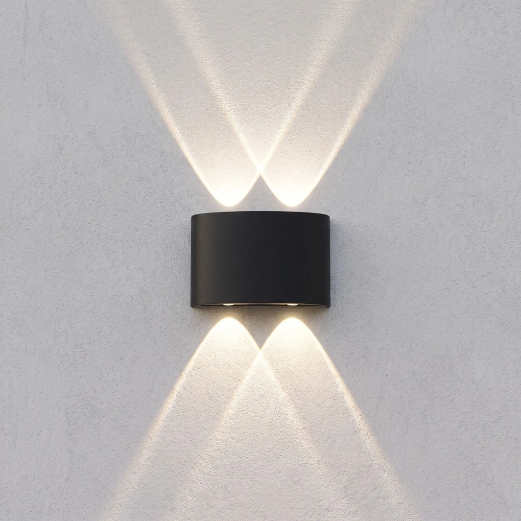 Фасадна лампа Аплик LED JNH039-4G Black