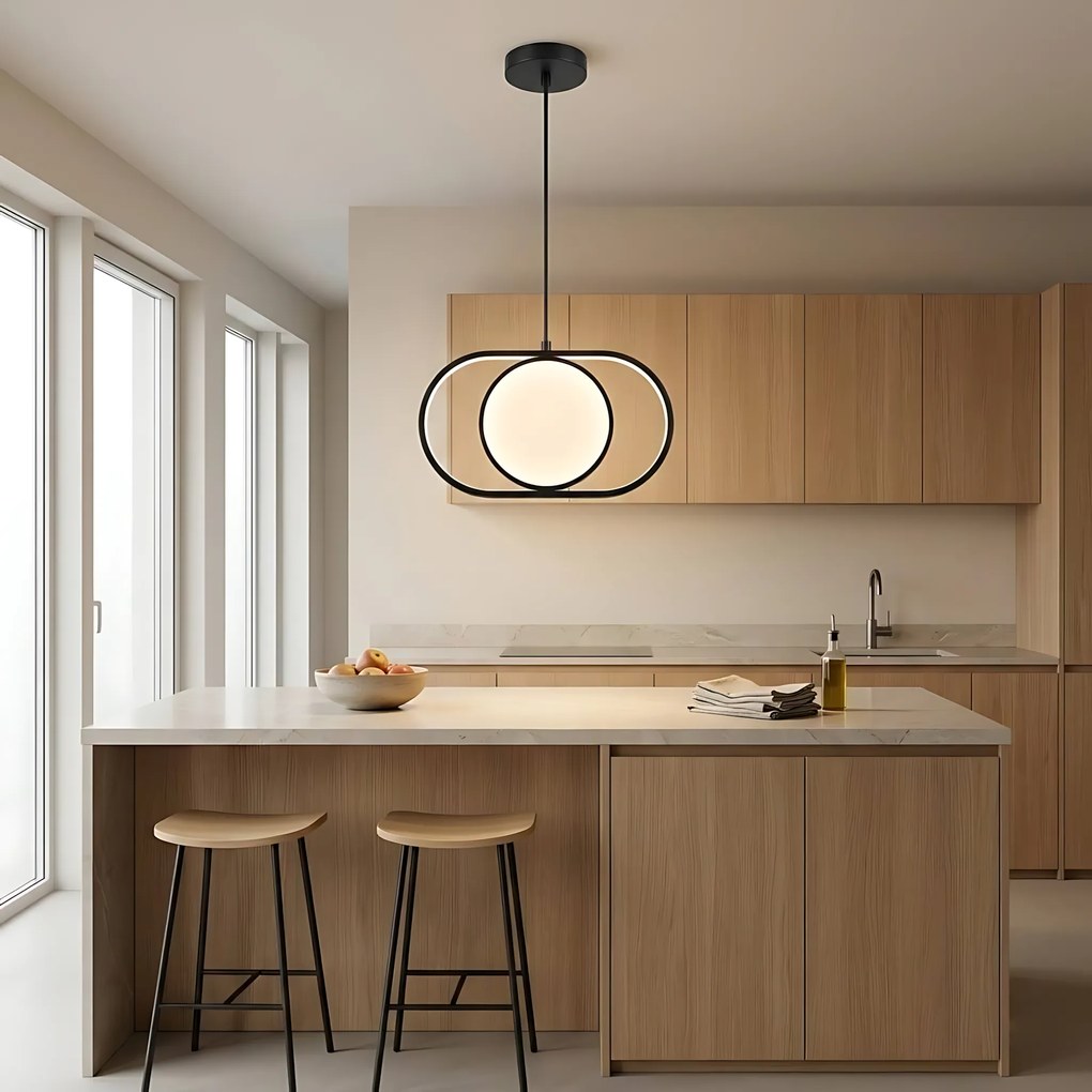 Лампа LED APP1554-CP Black