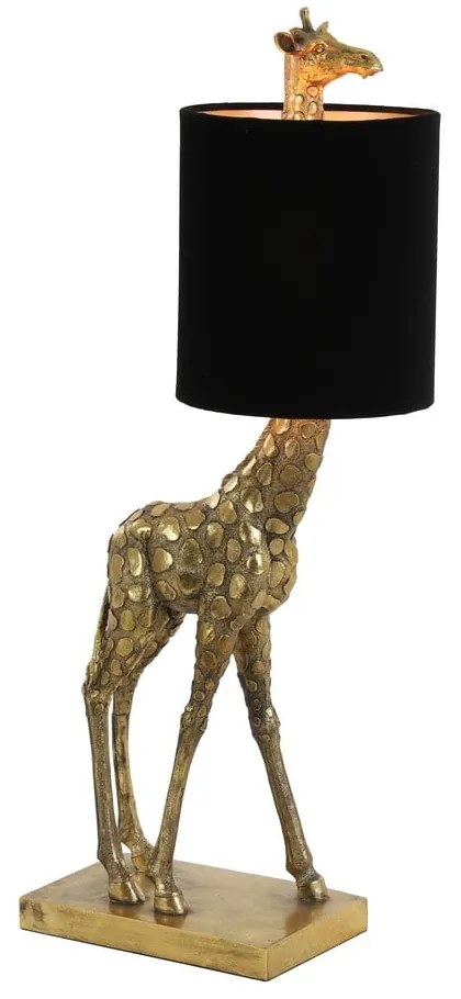 Настолна лампа в черно-бронзов цвят (височина 61 cm) Giraffe - Light &amp; Living