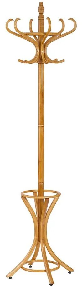 Стояща закачалка 188x49 см кафява