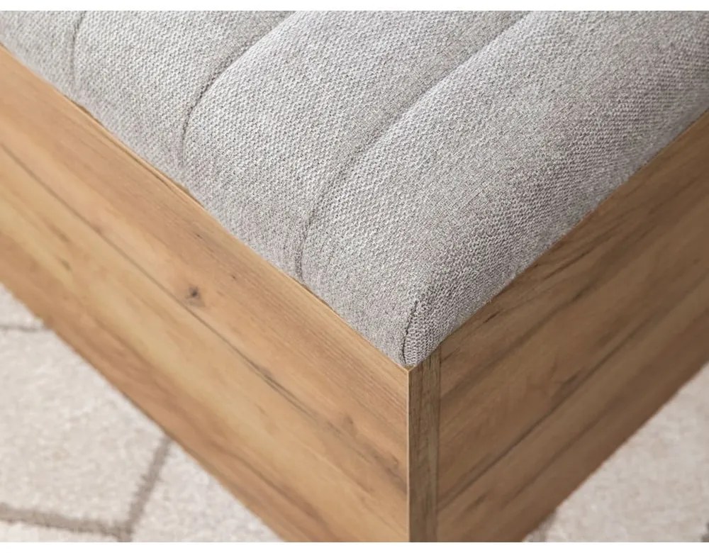 Светлосива и естествена пейка Oceane – Bobochic Paris