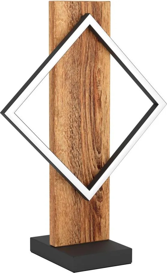 Eglo 901937 - LED настолна лампа BOYAL LED/13W/230V черна/кафява