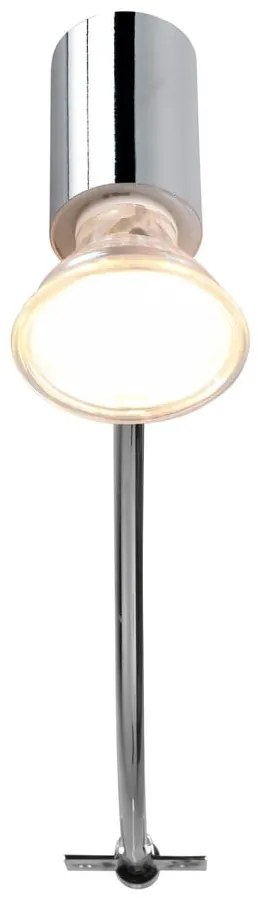 Стенна лампа в лъскаво-сребрист цвят (дължина 34 см) Giada - Trio