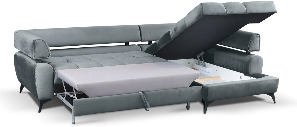 Ъглов диван Parees-Left-Gray