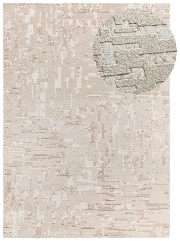 Кремав килим 133x190 cm Baresa – Universal