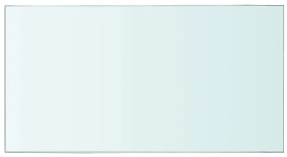243807 vidaXL Плоча за рафт, прозрачно стъкло, 30 x 12 см