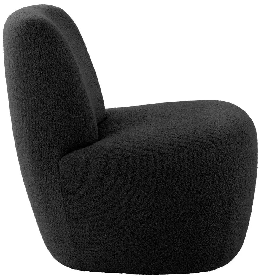 Черно кресло от плат букле Ada – Leitmotiv