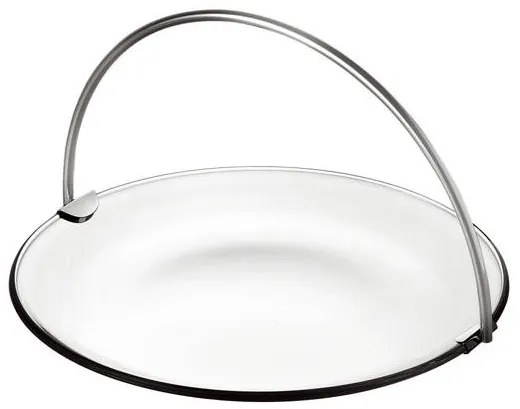 Стъклено плато с метална дръжка 21xh13см VIDIVI-BANQUET (63824EM)