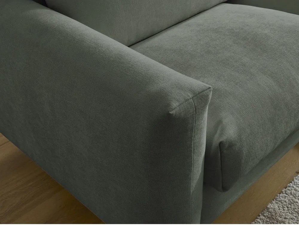 Зелен диван за ежедневно спане/сгъваем 220 cm Cocoone – Bobochic Paris