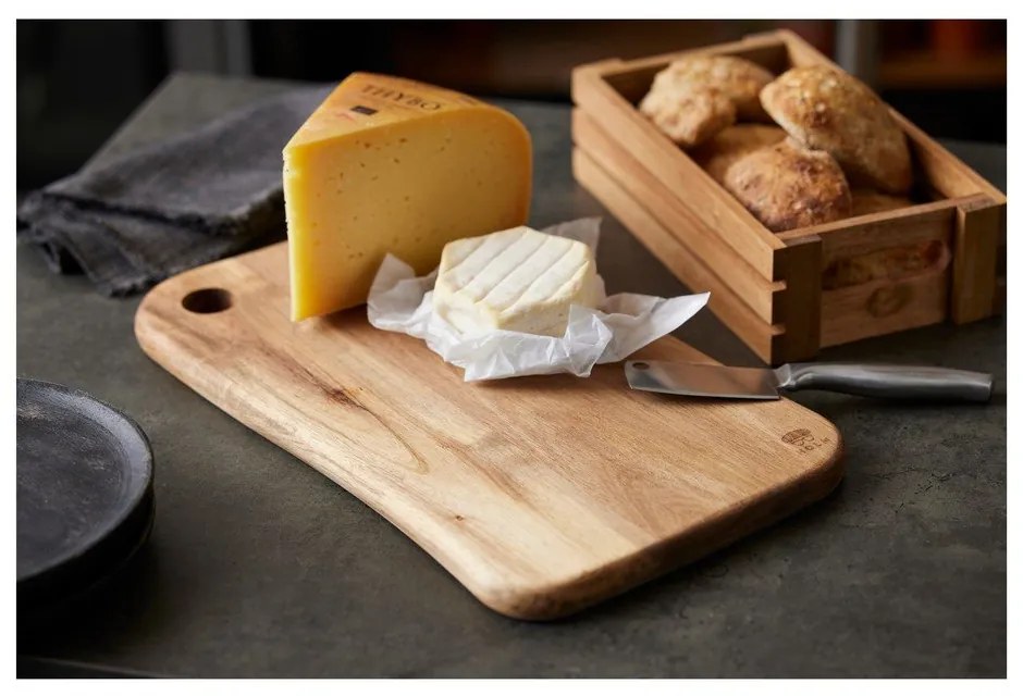 Дървена дъска за рязане с аксесоари за рязане 22x38 cm – Holm