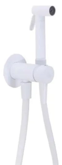 Paffoni - Стенен комплект с ръчен душ за биде за вграден монтаж RINGO WEST бял