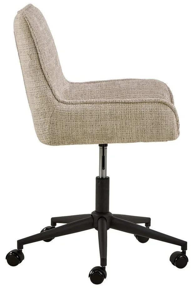 Бежов офис стол Eddie – Actona