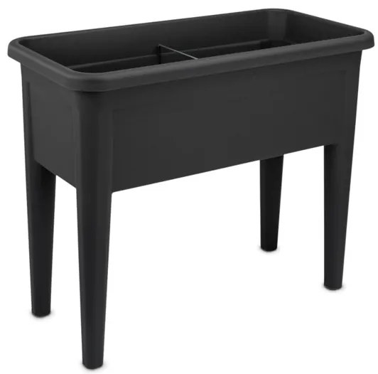 Градински сандък с крака - Черен