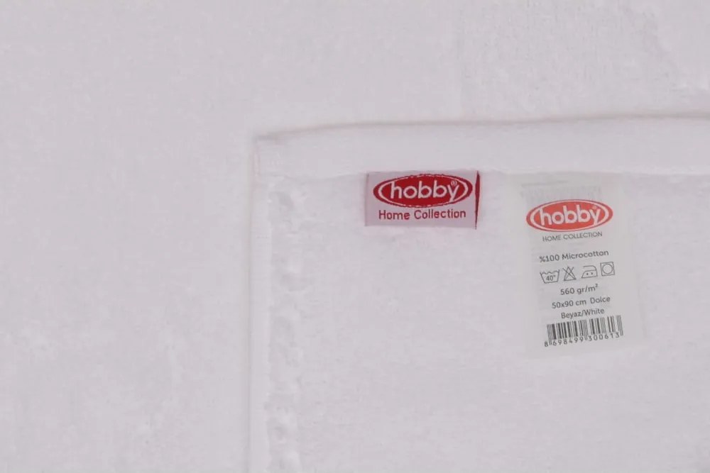 Комплект от 2 бели памучни кърпи , 50 x 90 cm Dolce - Foutastic