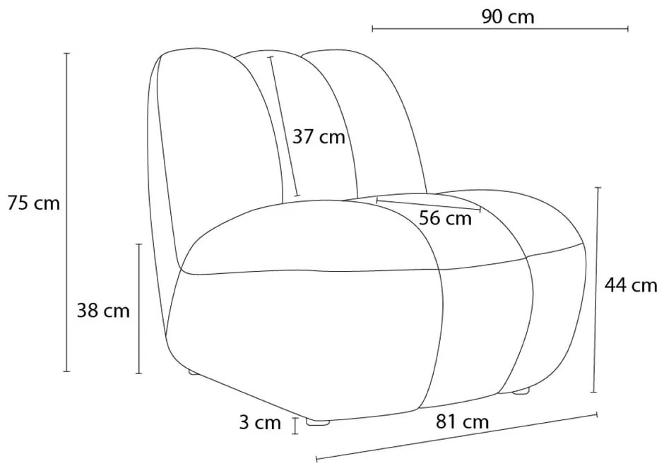 Бяло кресло от прежда с примки от букле Janissaire – Bobochic Paris