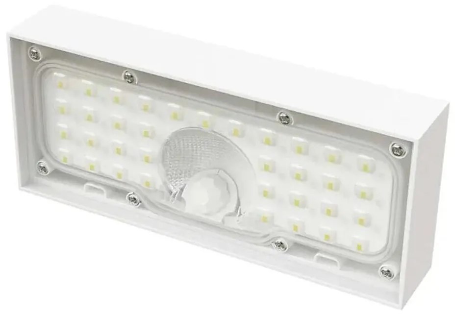 LED Соларен прожектор със сензор за движение LED/3,7V 3000mAh 4000K IP65 бял