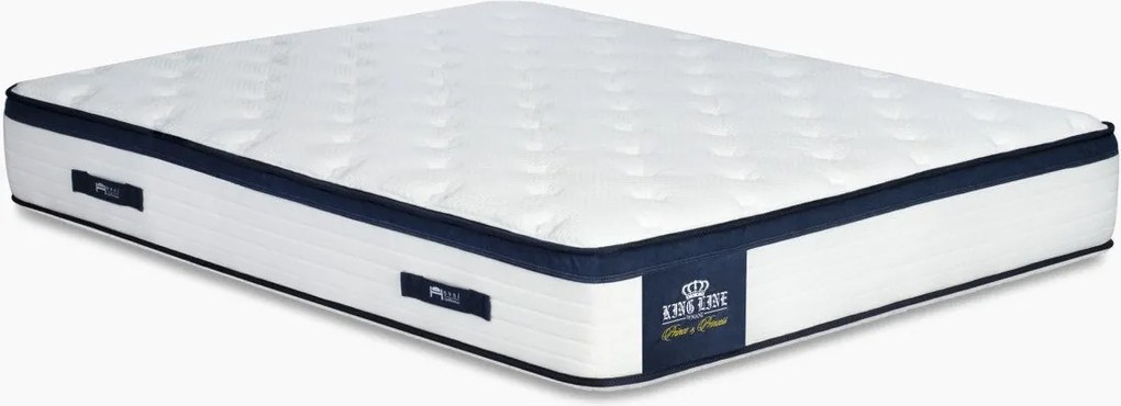 Матрак Нани, King Line Prince & Princess, 82x190x30, Среден към мек, Покет пружина, Латекс