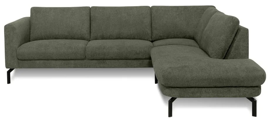 Тъмнозелен ъглов диван (десен ъгъл) Gomero – Scandic
