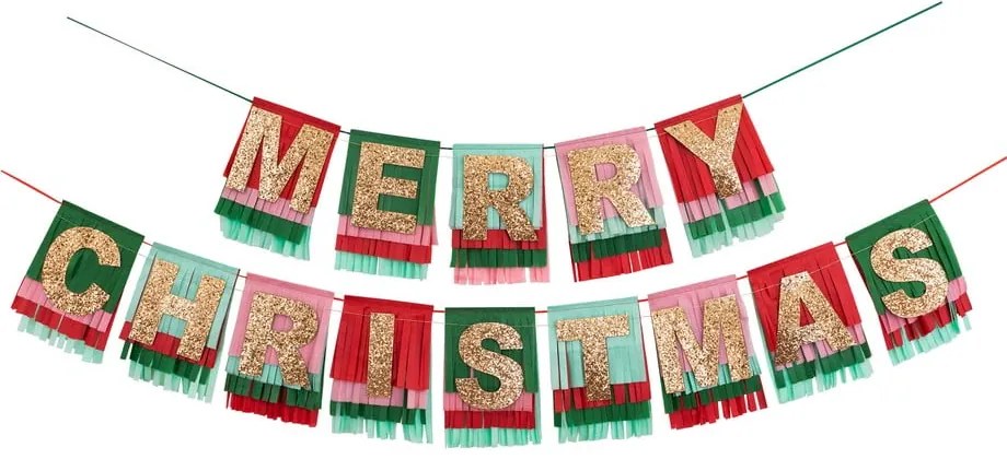 Гирлянд с коледен мотив Mery Christmas - Meri Meri