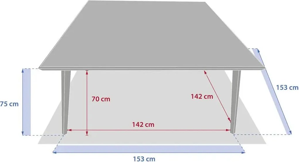 Градинска маса Hesperide Lambada, 8 места