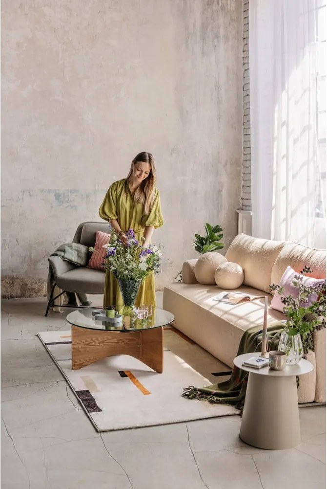 Оранжев/кремав килим 120x180 cm Linea – Universal