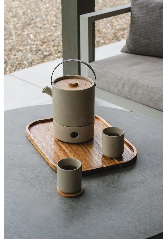 Бежови глинени чаши в комплект от 2 бр. 200 ml Umea – Bredemeijer