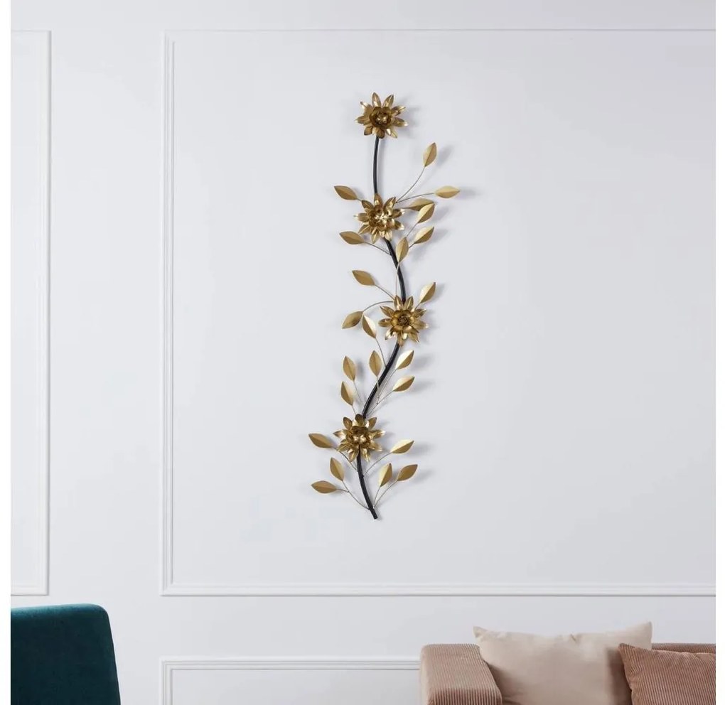 Eglo 426014 - Стенна декорация CHIKUMA 98,5x30 см, златиста