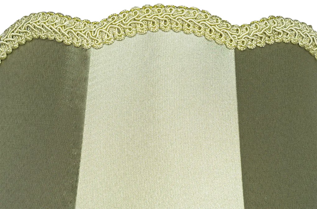 Абажур от плат зелен 30 см - Granny