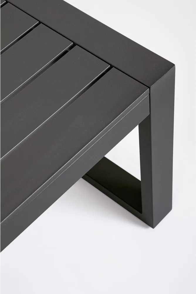 Антрацитен алуминиев градински комплект за отдих за 4 Hilde – Bizzotto