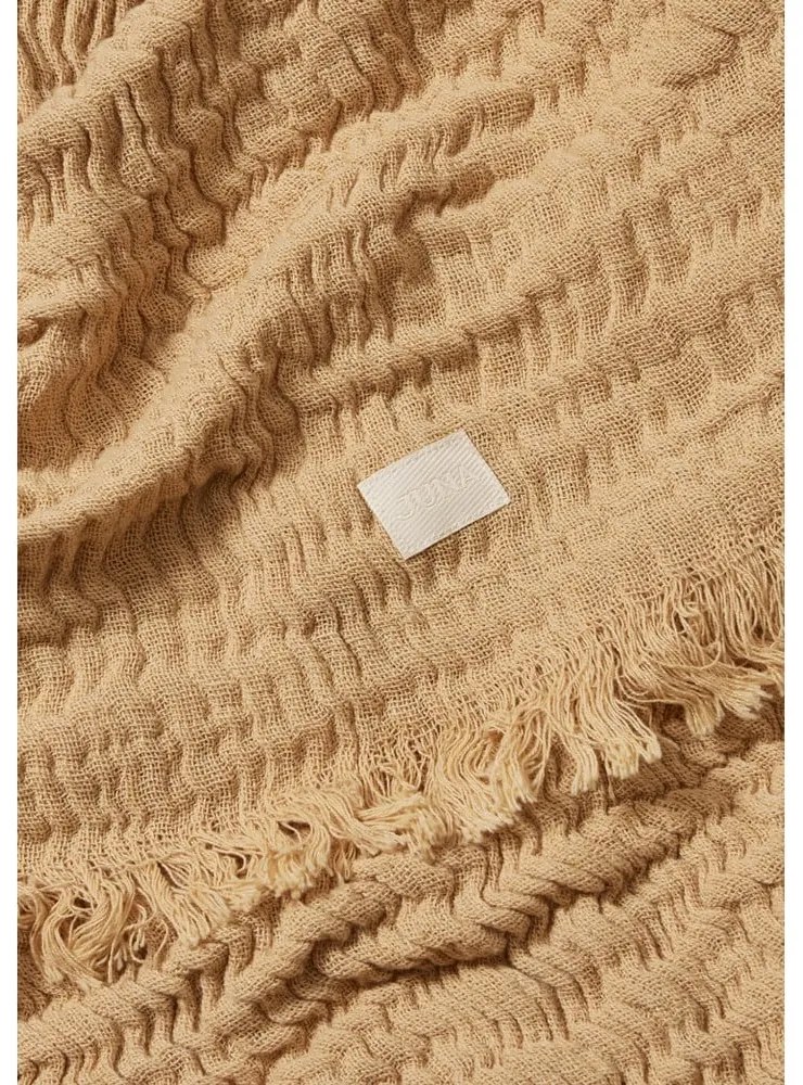 Бежова покривка за двойно легло 240x260 cm Reloved - JUNA