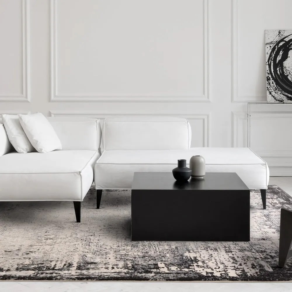 Сив килим 200x290 cm Kuza – Asiatic Carpets