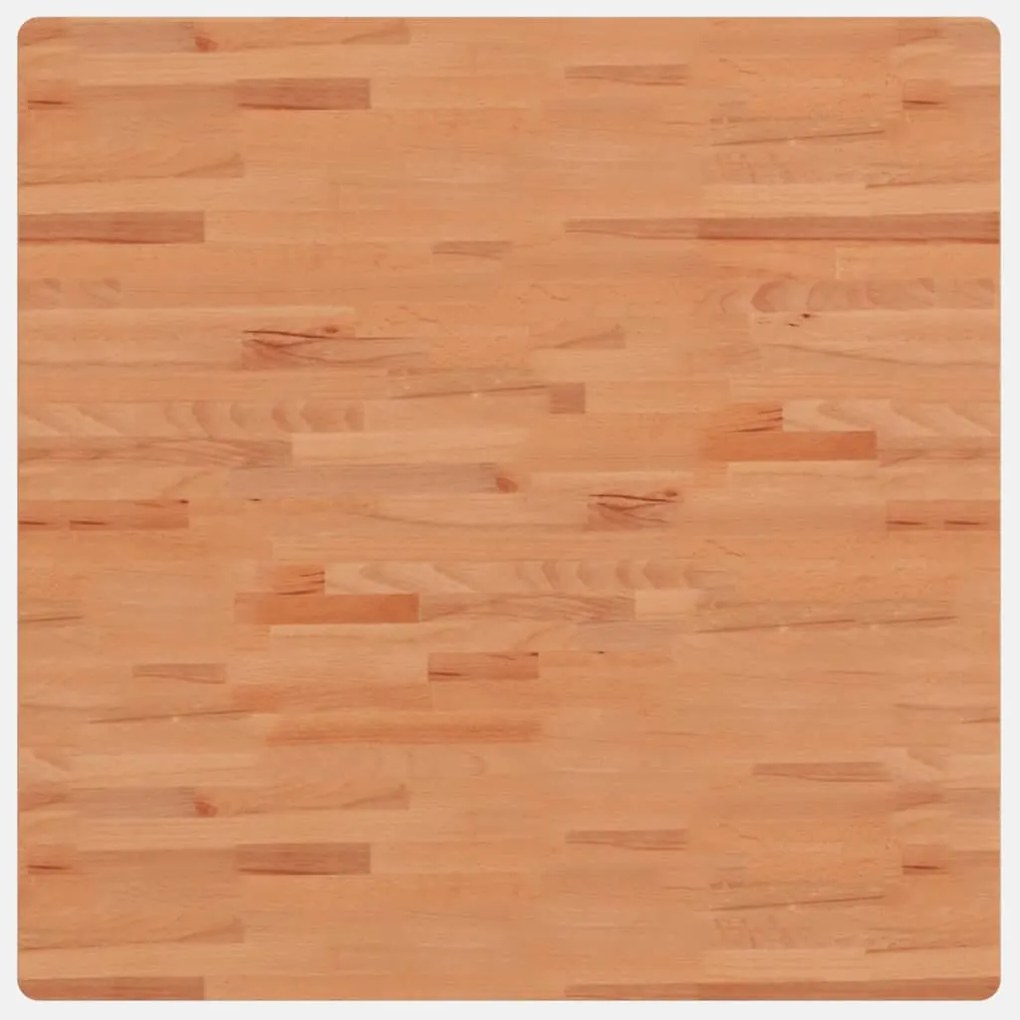 355977 vidaXL Плот за маса 90x90x2,5 см квадратен масивен бук