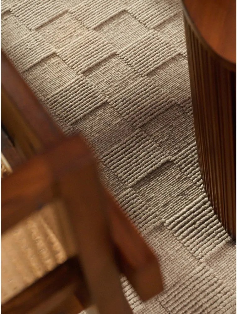 Кафяв ръчно изработен вълнен килим 120x170 cm Scala – Villeroy&amp;Boch