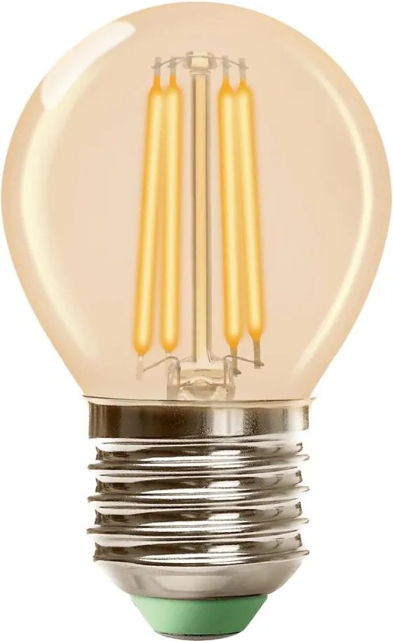 LED крушка CLASSIC AMBER G45 E27/6,5W/230V 2200K - Brilagi