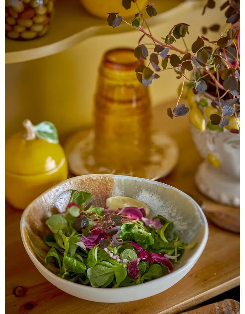 Кремави глинени купички в комплект от 4 бр. 625 ml Lacey – Bloomingville