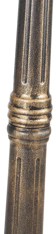 Класическа фенерия антично злато 3-светлина IP44 - Capital