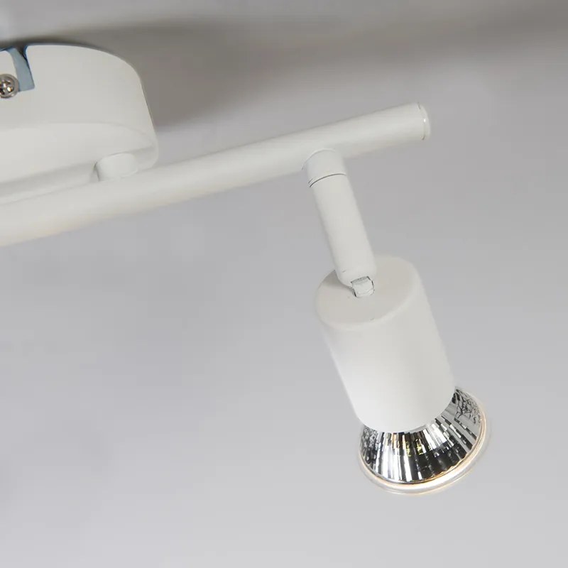 Модерен прожектор бял наклоняем 2-светлина - Jeany